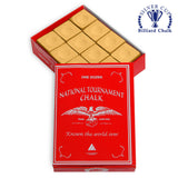 National Tournament Billiard Chalk Tan 12 pcs