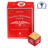 National Tournament Billiard Chalk Tan 12 pcs