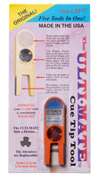 Ulti-Mate Cue Tip Tool 5 in 1 Orange