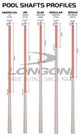 Longoni S30 Pool Cue Shaft VP2 Joint