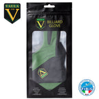 Vaula Pro Billiard Glove for Left Hand Green S