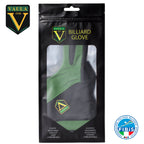 Vaula Pro Billiard Glove for Left Hand Green L