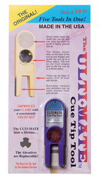 Ulti-Mate Cue Tip Tool 5 in 1 Purple