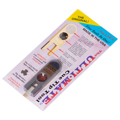 Ulti-Mate Cue Tip Tool 5 in 1 Silver