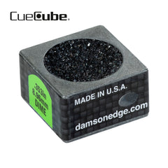 Cue Cube Tip Tool 2 in 1 Dime Radius (.353") Silver