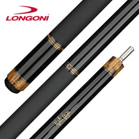 Longoni Niels Feijen Sparkle Pool Cue w/Luna Nera Shaft Leather Wrap