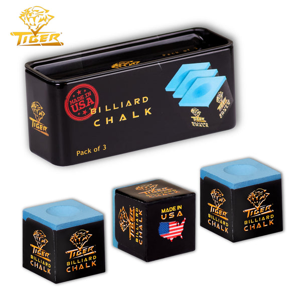 Tiger Billiard Chalk Blue 3 pcs