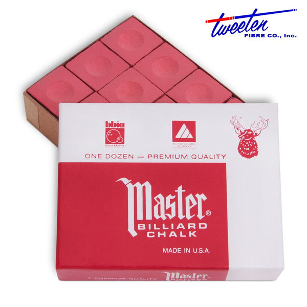 Master Billiard Chalk Rust 12 pcs