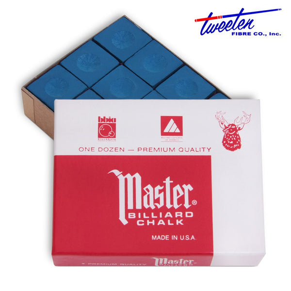 Master Billiard Chalk Blue 12 pcs