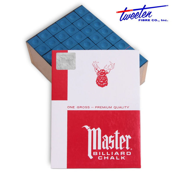 Master Billiard Chalk Blue 144 pcs