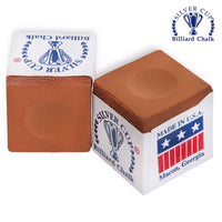 Silver Cup Billiard Chalk Copper 12 pcs