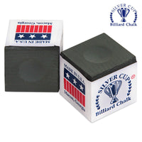 Silver Cup Billiard Chalk Olive 12 pcs