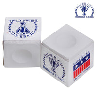 Silver Cup Billiard Chalk White 12 pcs