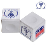 Silver Cup Billiard Chalk White 12 pcs