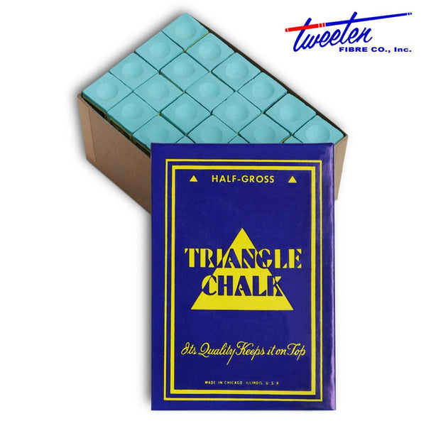 Triangle Billiard Chalk Green 72 pcs