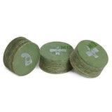 Moori Jewel Malachite Green Cue Tip Ø14mm Soft 1 pc