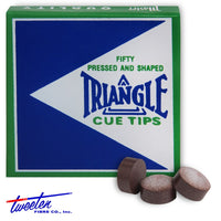 Triangle Cue Tip Ø10mm 50 pcs 1 box