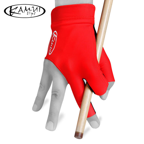 Kamui Billiard Glove QuickDry for Right Hand Red XS