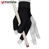Fortuna Billiard Glove Pro Open fingers Black XL