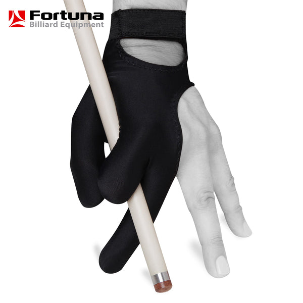 Fortuna Billiard Glove Classic w/Strap Black XL