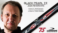 Longoni Black Pearl II Carom Cue w/2 E71 S30 Shafts