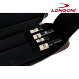 Longoni Giotto Terra Luxury Leather Cue Case 4 x 8